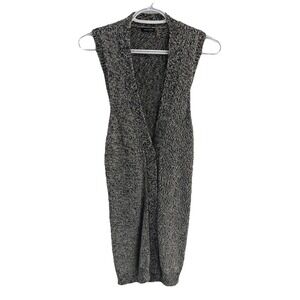 MAGASCHONI WOMENS LINEN SWEATER DRESS SIZE SMALL SLEEVELESS PULLOVER BUTTONFRONT